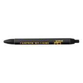 Stylo Noir Logo de Long Beach State (Devant)