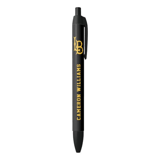 Stylo Noir Logo de Long Beach State (Bas (Vertical))