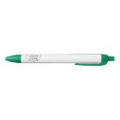 Stylo Noir Logo de marque d'entreprise moderne (Bas)