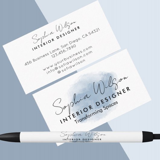 Stylo Noir Logo de signature d'entreprise blanche moderne