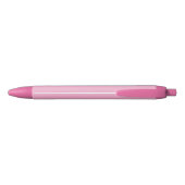Stylo Noir Logo d'entreprise rose (Dos)