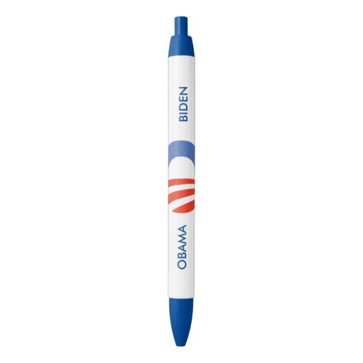Stylo Noir Logo d'Obama-Biden (devant Vertical)