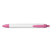 Stylo Noir Lotus rose (Dos)