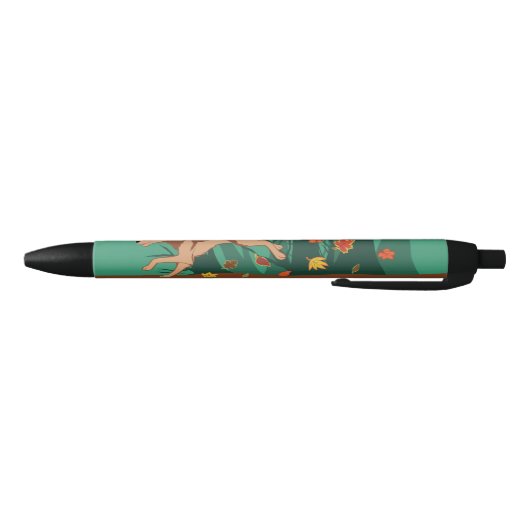 Stylo Noir Loup d'automne (Bas)