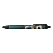 Stylo Noir Loupe en style Steampunk (Haut)