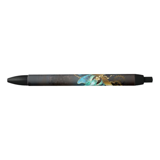 Stylo Noir Luciole de vapeur (Devant)