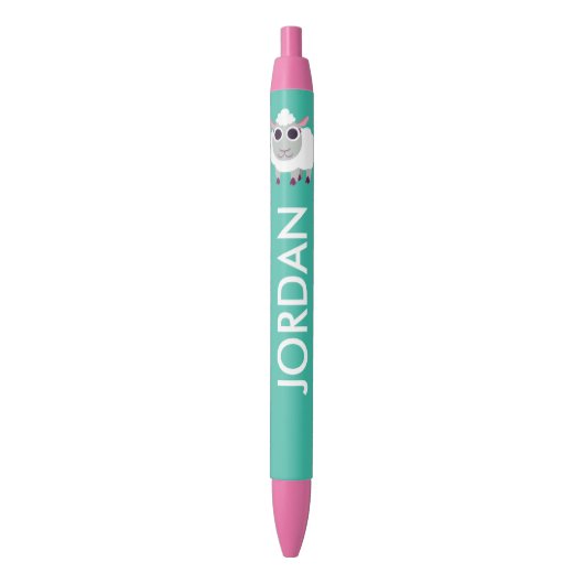 Stylo Noir Lulu les moutons (devant Vertical)