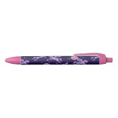 Stylo Noir Lune rose Pegasus (Haut)