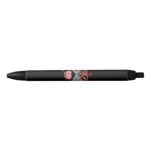 Stylo Noir Lunettes de visage Pitbull Valentines Jour Animaux
