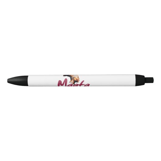 Stylo Noir Maafa Pen (Devant)