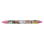 Stylo Noir Macaque crabier (Devant)