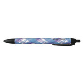 Stylo Noir Madras Plaid Blue et Purple (Bas)