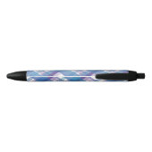 Stylo Noir Madras Plaid Blue et Purple (Dos)