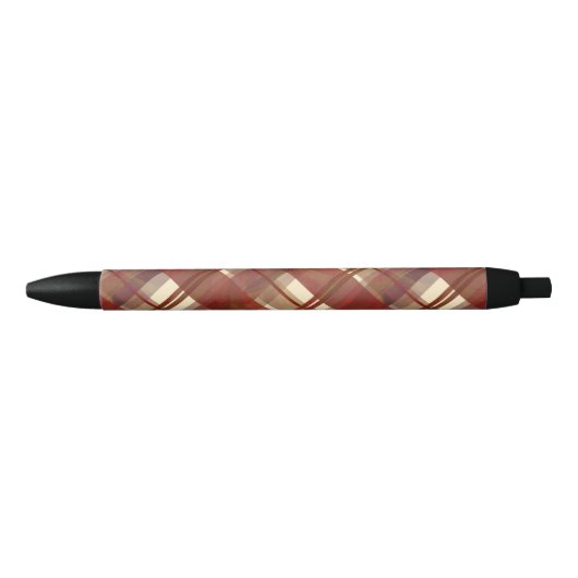Stylo Noir Madras Plaid Fall Red (Devant)