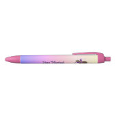 Stylo Noir Magie de Capybara Fée (Haut)