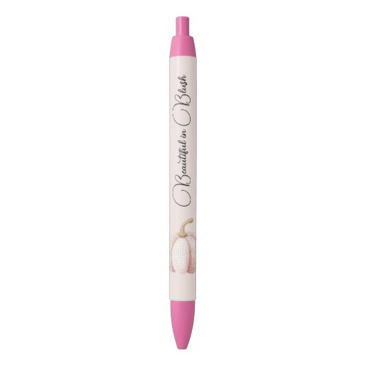 Stylo Noir Magnifique en rose (devant Vertical)