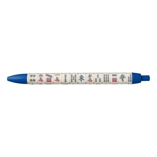 Stylo Noir Mahjong Tiles (Devant)