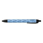 Stylo Noir Main de henné de Hamsa (bleu) (Bas)