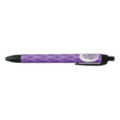 Stylo Noir Main de henné de Hamsa (violet) (Bas)