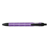 Stylo Noir Main de henné de Hamsa (violet) (Dos)