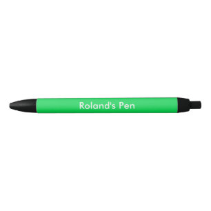 Stylo Noir Malachite personnalisé