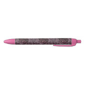 Stylo Noir Mandala de rose (Bas)