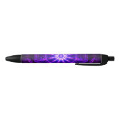 Stylo Noir Mandala mauve (Bas)