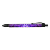 Stylo Noir Mandala mauve (Haut)
