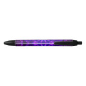Stylo Noir Mandala mauve (Dos)