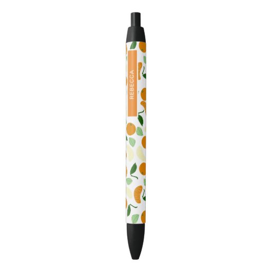 Stylo Noir Manderin Citrus (devant Vertical)