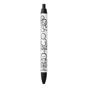 STYLO NOIR MANGEZ ÉCRIVENT L'AMOUR
