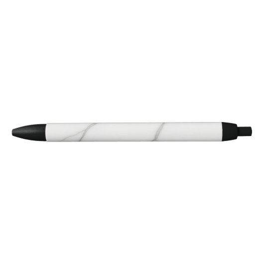 Stylo Noir Marbre Blanc (Devant)