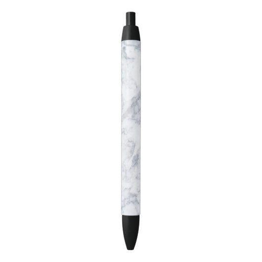 Stylo Noir Marbre blanc (devant Vertical)