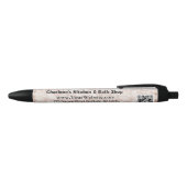 Stylo Noir Marbre Brown rustique (Haut)