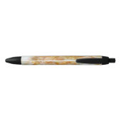 Stylo Noir Marbre plu doré (Dos)