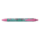 Stylo Noir Marbre tourbé couleur pastèque (Dos)