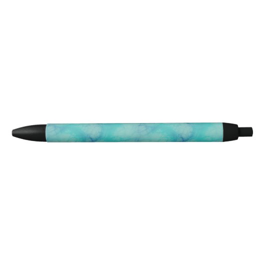 Stylo Noir Marbre turquoise (Devant)