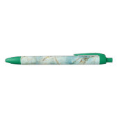 Stylo Noir Marbre Turquoise (Haut)