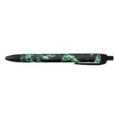 Stylo Noir Marbre vert sur noir (Bas)