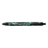 Stylo Noir Marbre vert sur noir (Dos)