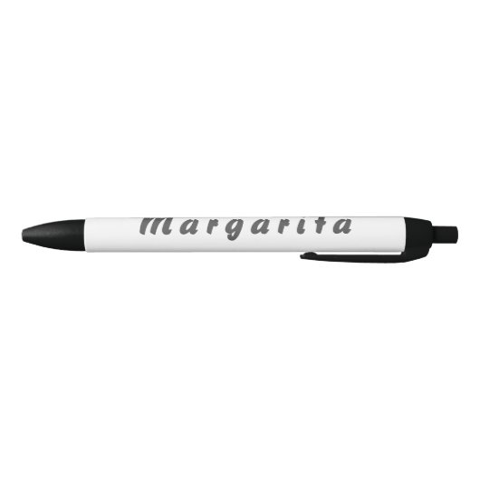 Stylo Noir Marguerite (Bas)
