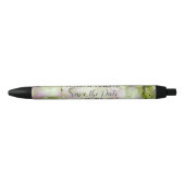 Stylo Noir Mariage d'Hydrangea presque rose Enregistrer la da (Devant)