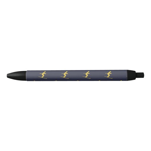 Stylo Noir Marine Skier (Devant)