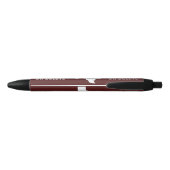 Stylo Noir Maroon Custom Text Texas Plan Howdy Texan (Dos)