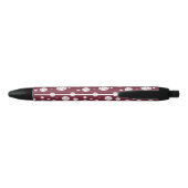 Stylo Noir Maroon Volleyball Chevron Patterned (Dos)