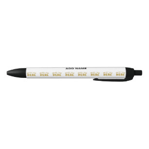 STYLO NOIR MARQUE BLANCHE VERIFIEE PERSONNALISABLE MODERNE ET
