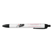 Stylo Noir Marque de la société salon de coiffure et de beaut (Bas)