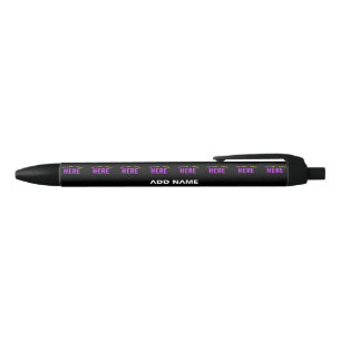 STYLO NOIR MARQUE VERIFIEE NOIRE PERSONNALISABLE MODERNE ET C