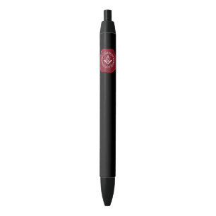 Stylo Noir Masonic sceau de cire