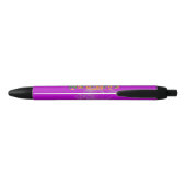 Stylo Noir Masque Mardi Gras (Dos)